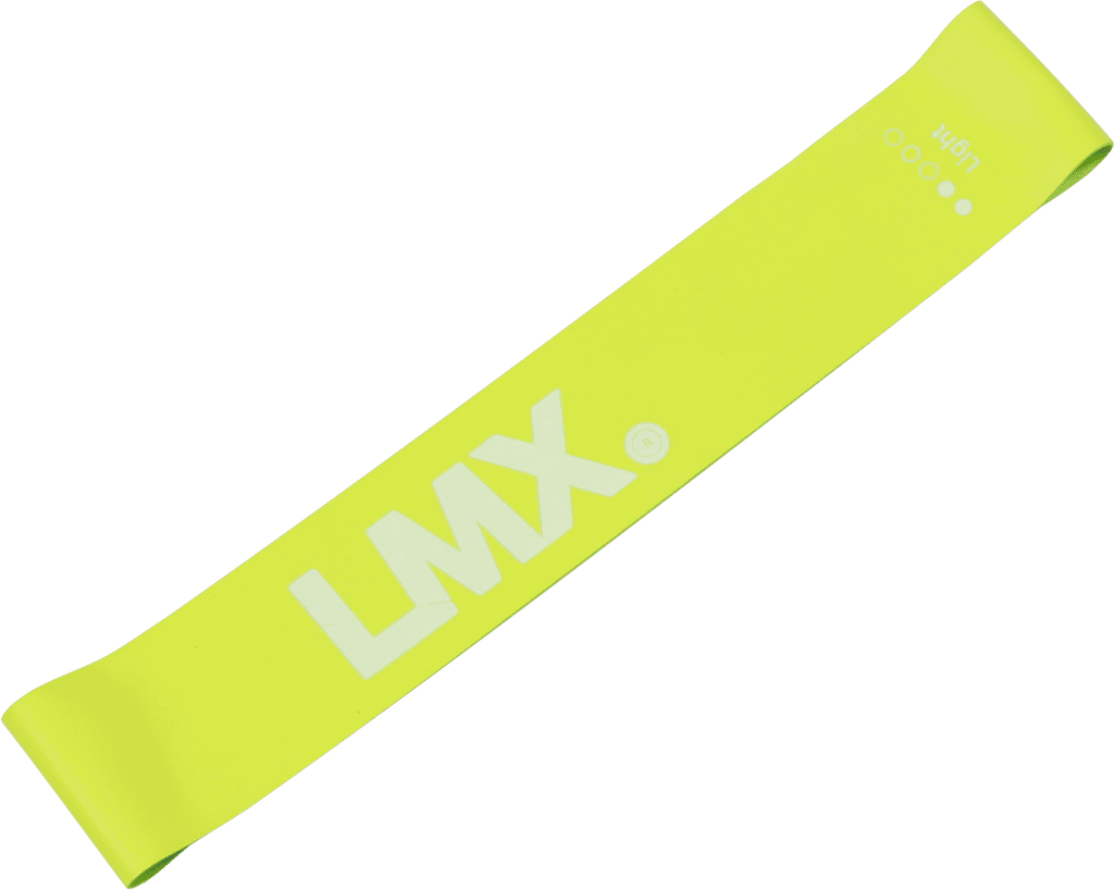 Lifemaxx LMX Mini Weerstandsband - Extra licht - Geel - 10 stuks - Aanzicht
