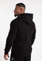 Gorilla Wear Georgia Vest met Capuchon - Zwart - Aanzicht