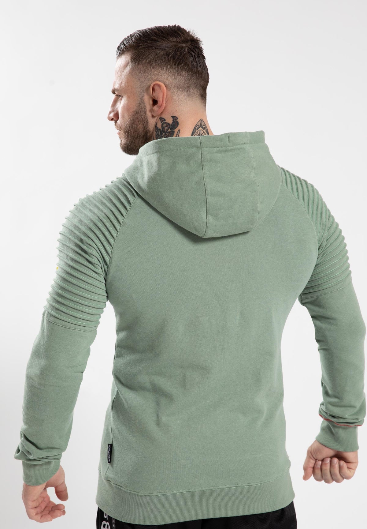 Gorilla Wear Georgia Vest met Capuchon - Groen - Aanzicht