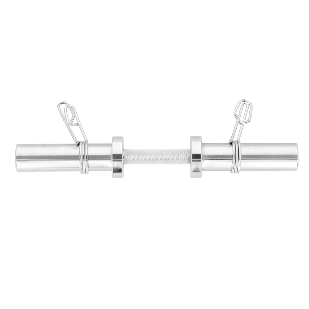 HMS Olympische Dumbbellstang met Veerclipsluiters - 50 mm - 50 cm - Aanzicht