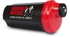Gorilla Wear Shake Beker - 700 ml - Zwart/Rood - Aanzicht