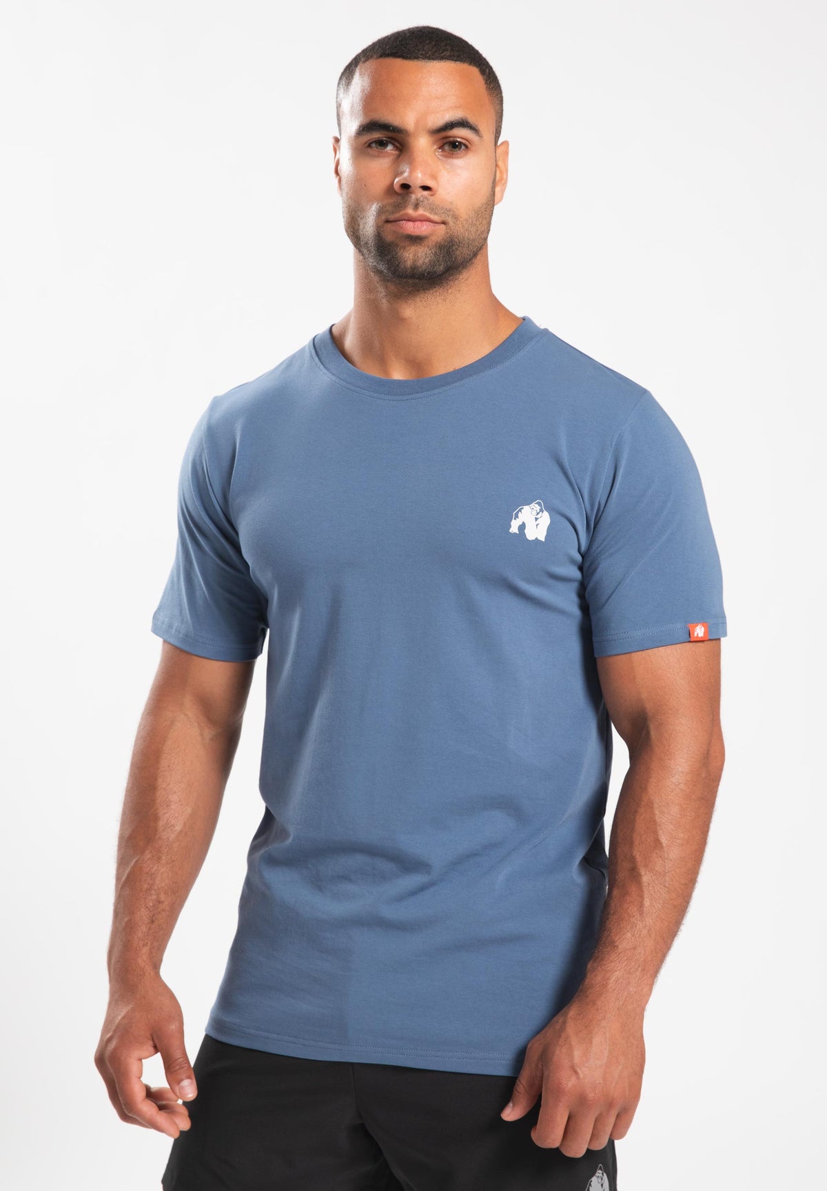 Gorilla Wear Warren T-shirt - Coronet Blauw - Aanzicht