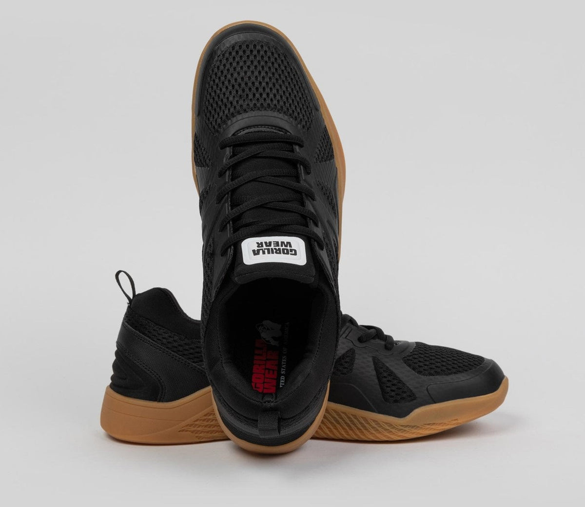 Gorilla Wear Gym Hybrids Sportschoenen - Zwart/Bruin - Aanzicht