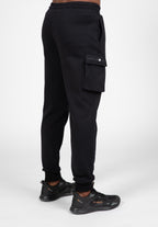 Gorilla Wear Hudson Cargo Joggingbroek - Zwart - Aanzicht
