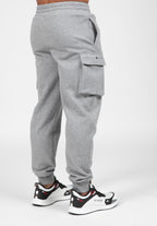 Gorilla Wear Hudson Cargo Joggingbroek - Grijs Gemeleerd - Aanzicht