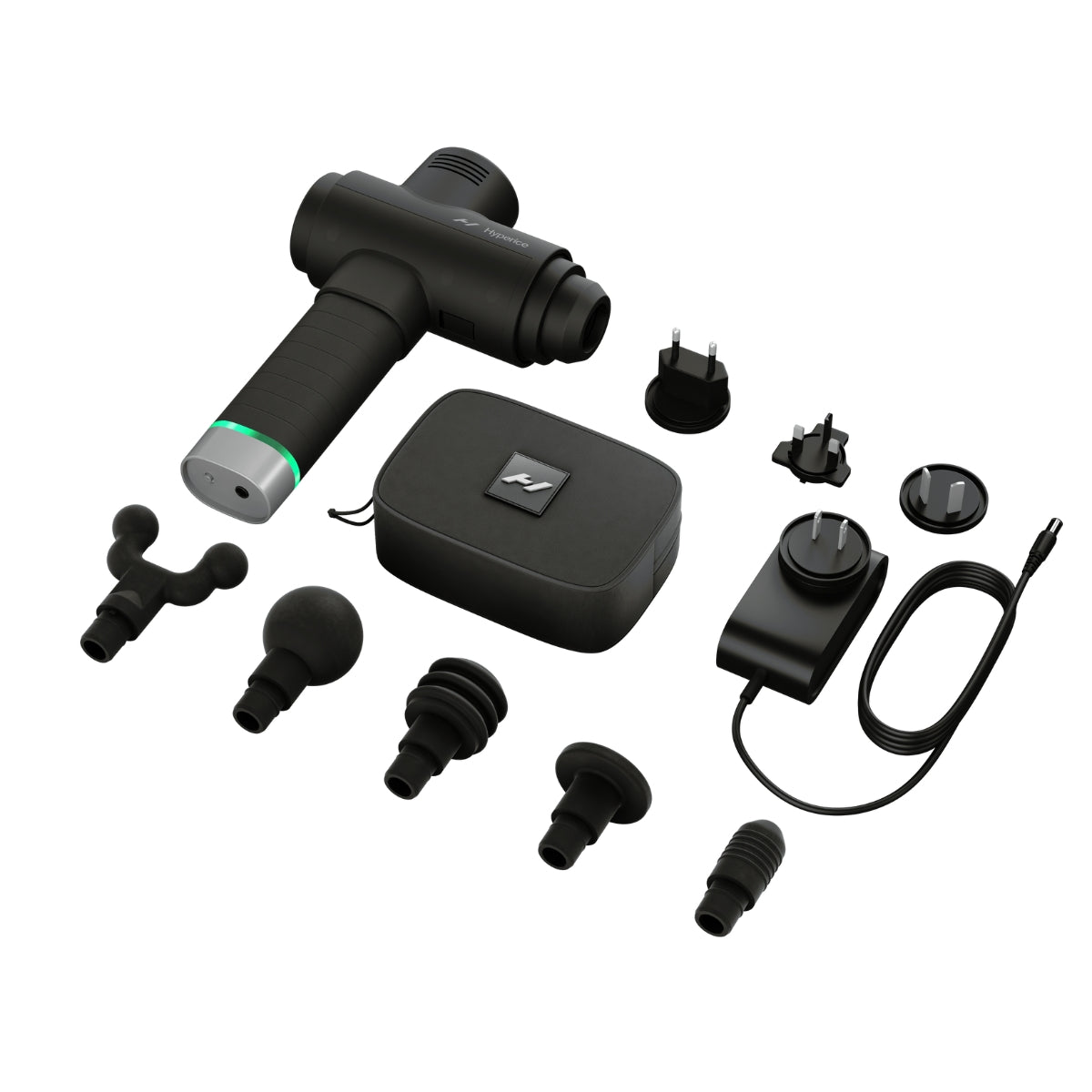 Hyperice Hypervolt 2 Pro Massage Gun - 5 Opzetstukken - Aanzicht