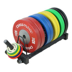 Lifemaxx Crossmaxx Bumper Plate Rack - Opbergrek voor Halterschijven - Aanzicht