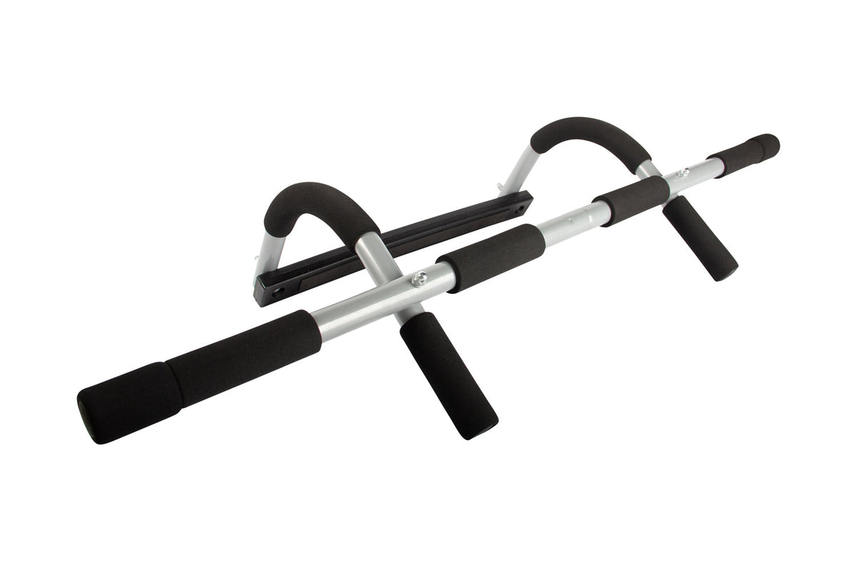 VirtuFit Multifunctionele Optrekstang - Pull Up Bar - Grijs/Zwart - Aanzicht