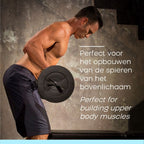 Iron Gym Verstelbare Curlstang Set - 23 kg - Zwart - Aanzicht