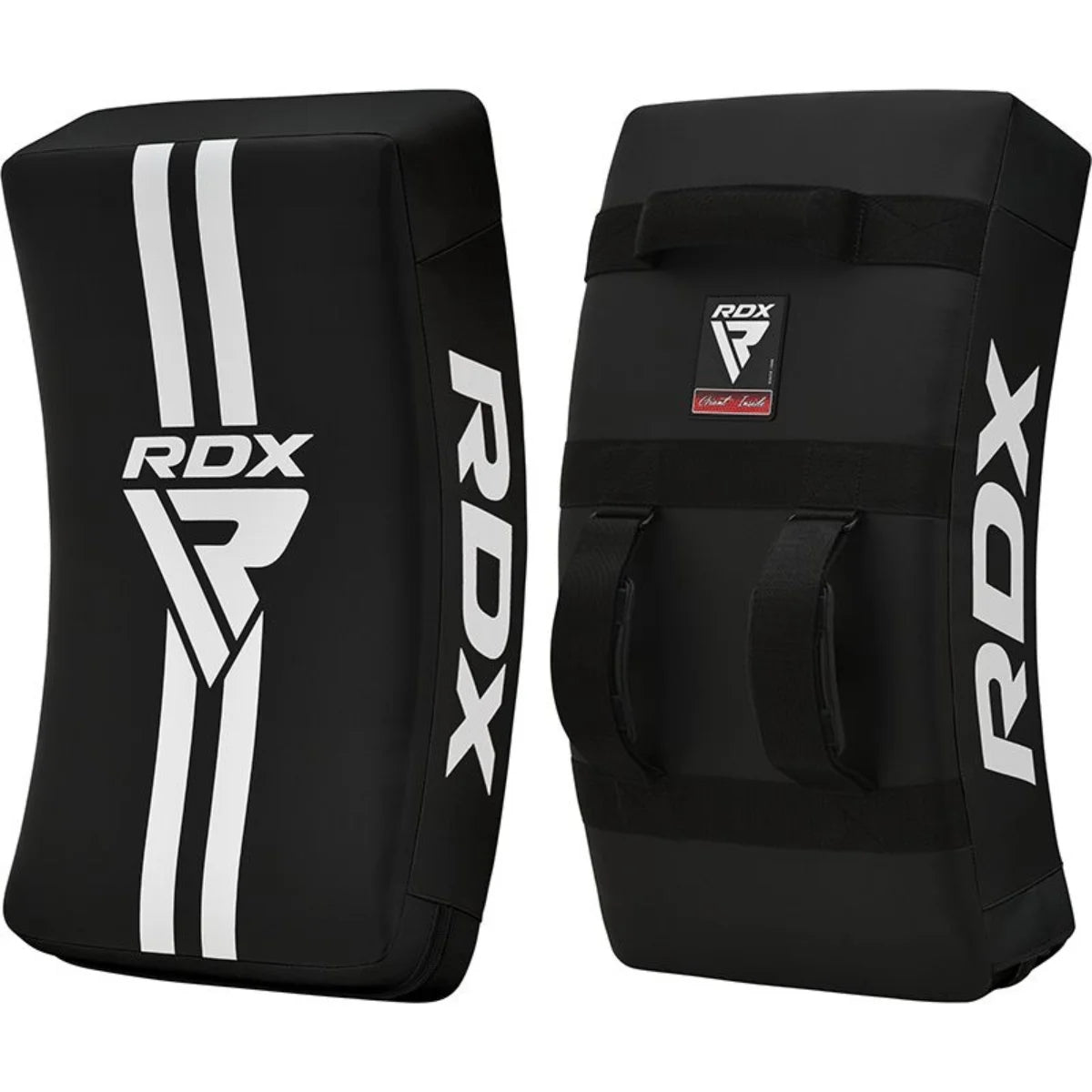 RDX Sports T1 Gebogen Stootkussen - Zwart - Aanzicht