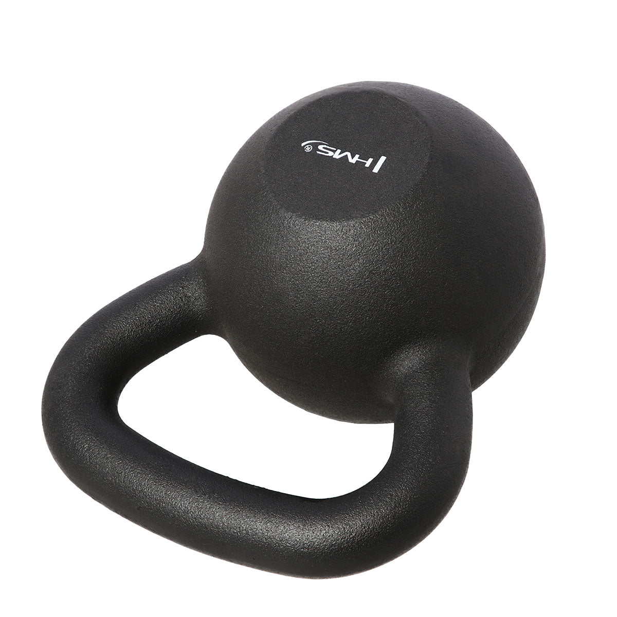 HMS Kettlebell - Gietijzer - 16 kg - Zwart - Aanzicht