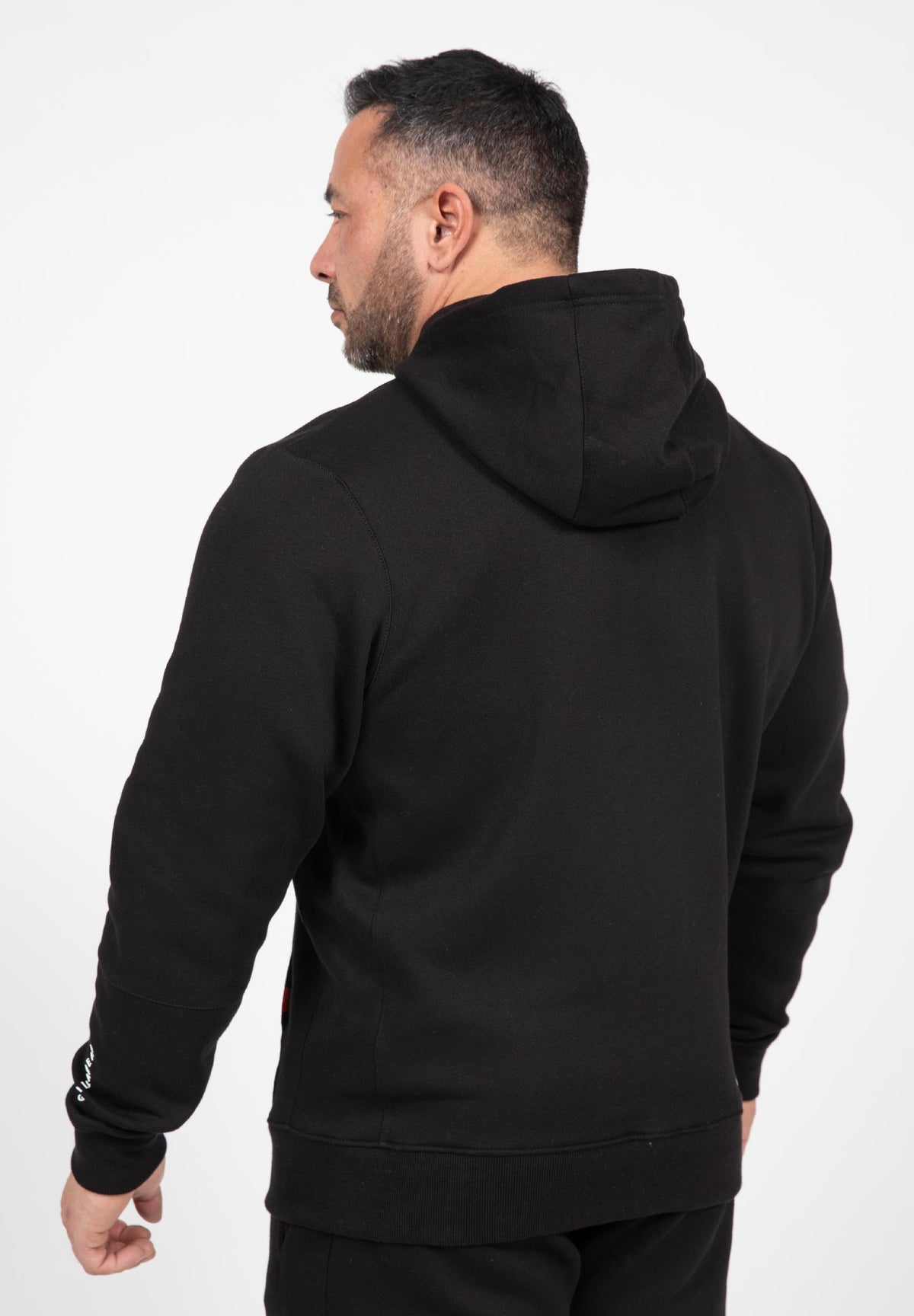 Gorilla Wear Leon Vest met Capuchon - Zwart - Aanzicht