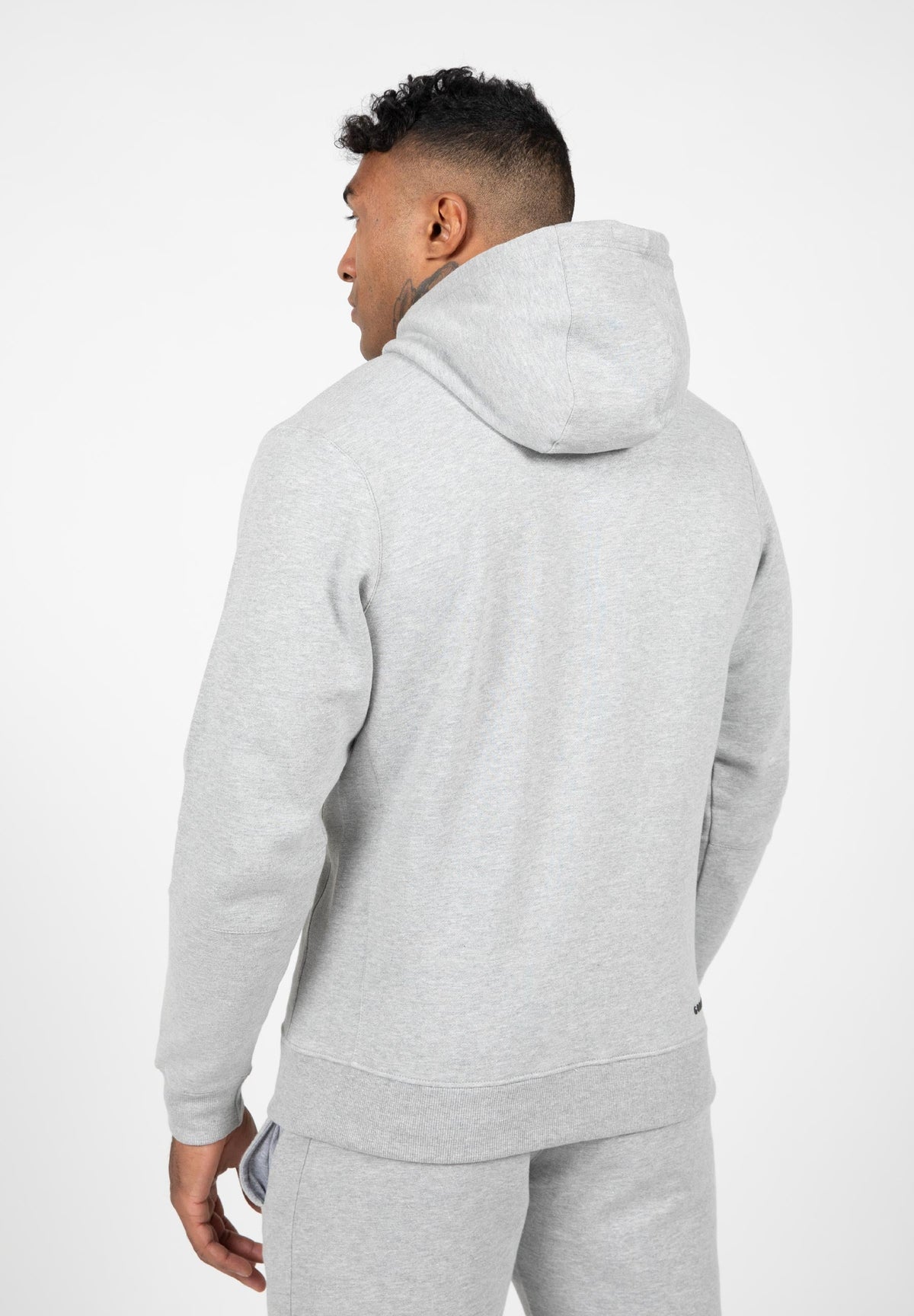 Gorilla Wear Leon Vest met Capuchon - Grijs - Aanzicht