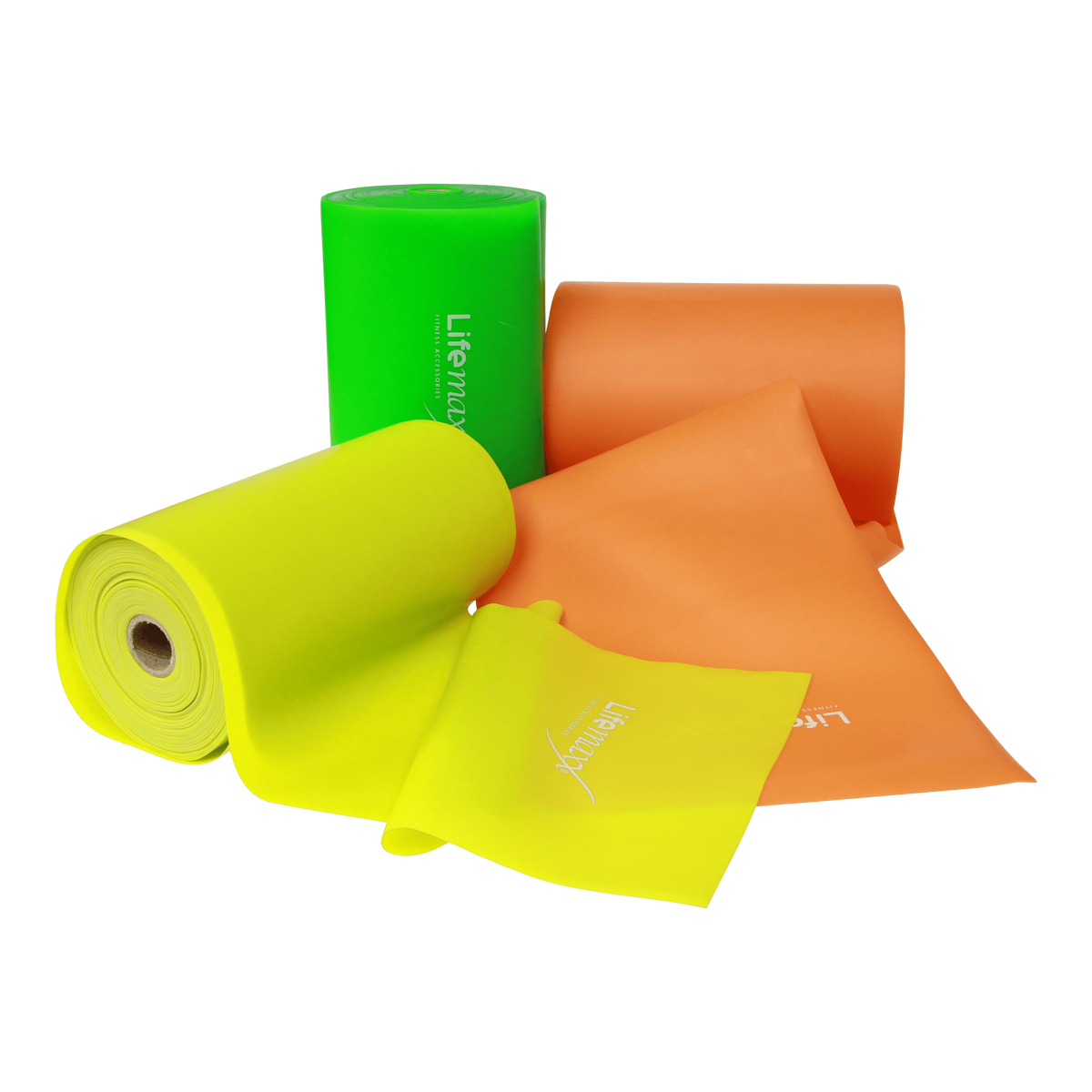 Lifemaxx Flex Band - Sterk - 12 meter - Oranje - Aanzicht