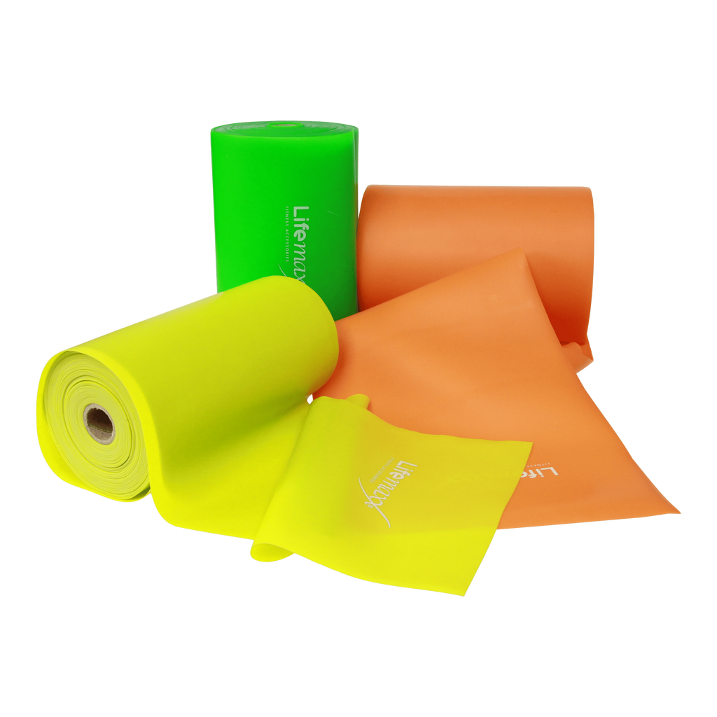 Lifemaxx Flex Band - Medium - 12 meter - Groen - Aanzicht