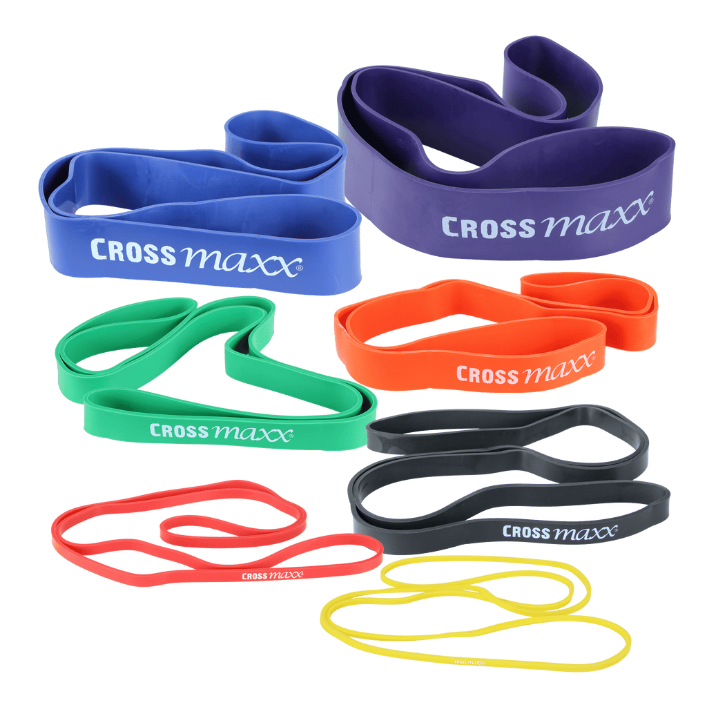 Lifemaxx Crossmaxx Resistance Band - Groen - Medium - Aanzicht