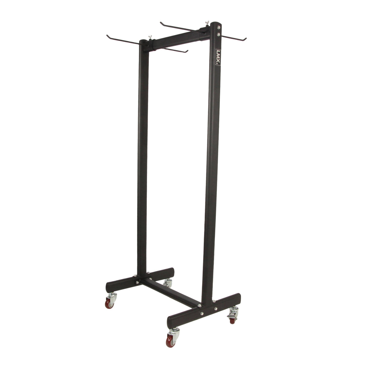 Lifemaxx LMX Aerobic Fitnessmat Opbergrek voor 30 matten - Zwart - Aanzicht