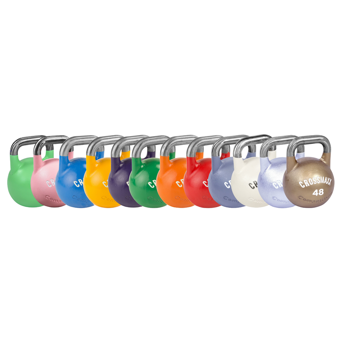 Lifemaxx Crossmaxx Competition Kettlebells - Roze - 8 kg - Aanzicht
