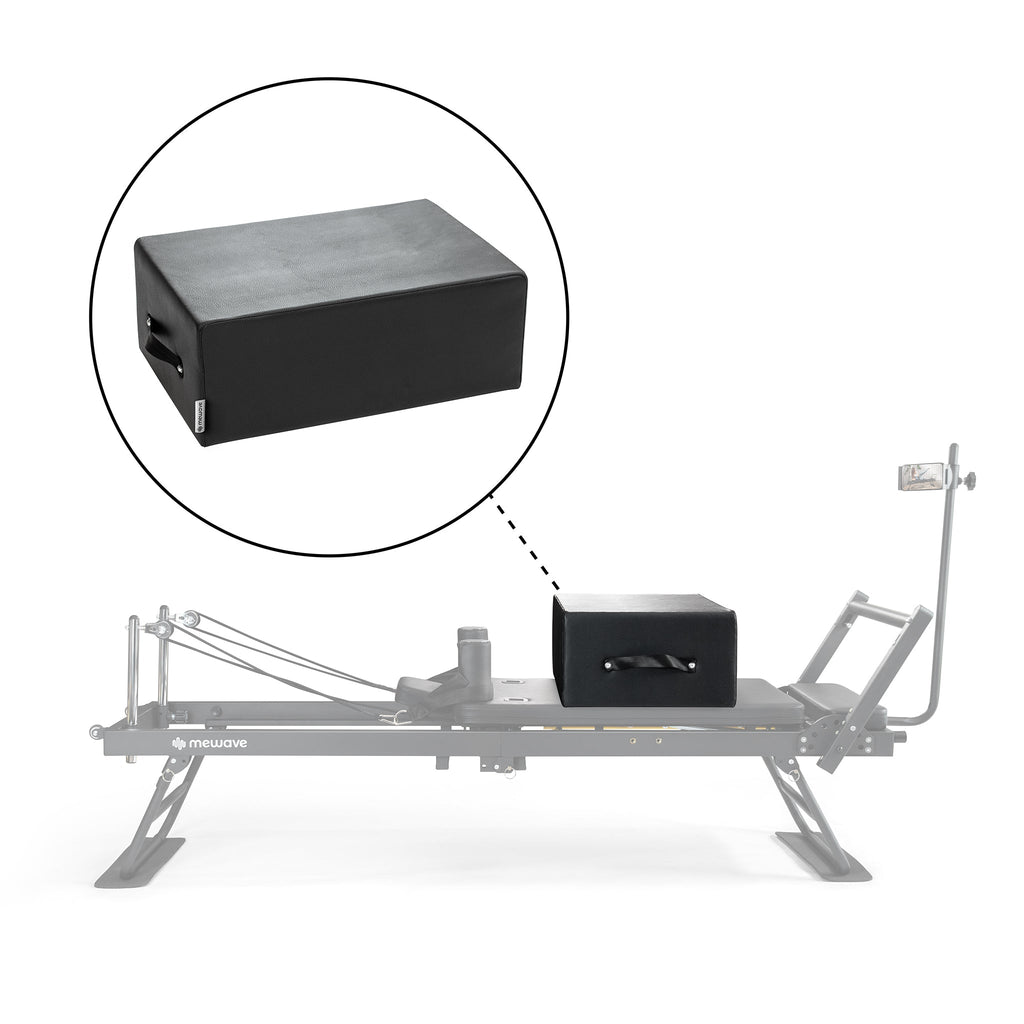 Mewave Pilates Box voor Reformer Pro - Zwart - Aanzicht