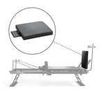 Mewave Pilates Jumpboard voor Reformer Pro - Zwart - Aanzicht