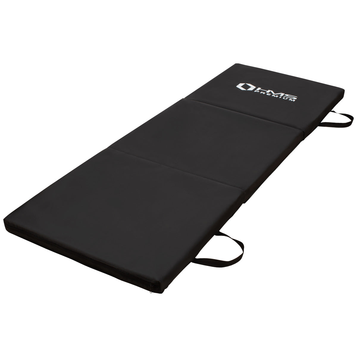 HMS Premium Opvouwbare Fitness Mat - Zwart - Aanzicht