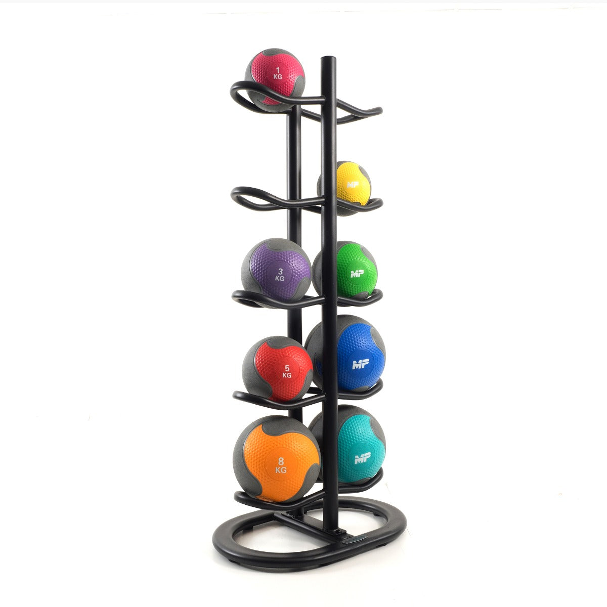 Muscle Power Rubber Medicijnbal - 2 kg - Aanzicht