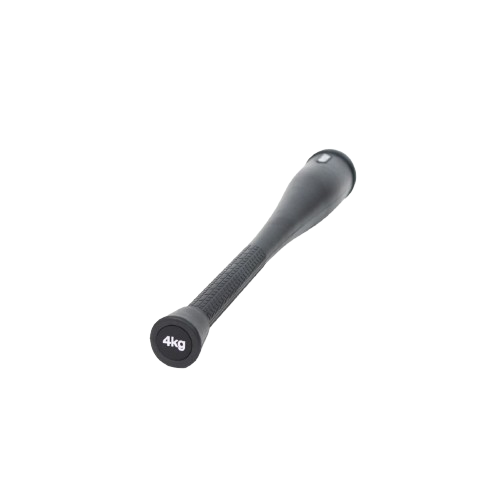 Muscle Power Rubber Clubbell - 4 kg - Aanzicht
