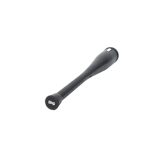 Muscle Power Rubber Clubbell - 8 kg - Aanzicht