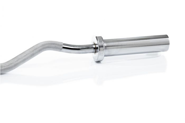 Muscle Power EZ Curlstang Basic - Chroom - 50 mm - Aanzicht