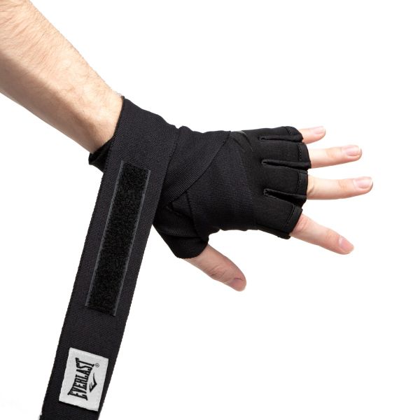 Everlast Evergel Fast Wraps - Zwart - Aanzicht