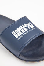 Gorilla Wear Pasco Badslippers - Marineblauw - Aanzicht