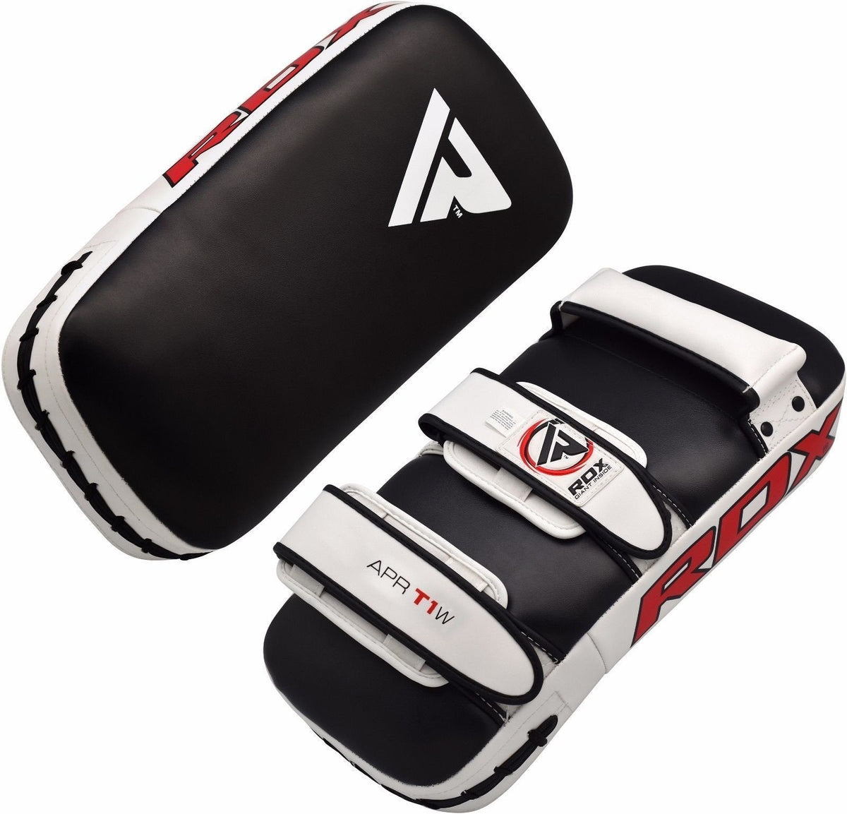 RDX Sports Stootkussen - Thai Kick Pad - Wit - Aanzicht