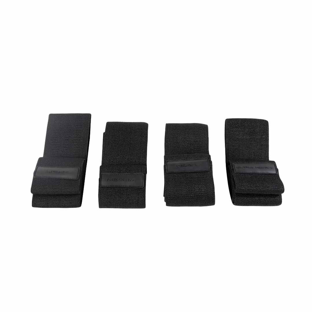 Reeva Resistance Bands - Weerstandsbanden - 4 stuks - Zwart - Aanzicht