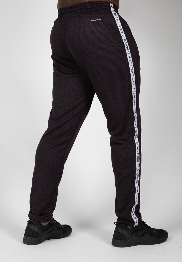 Gorilla Wear Reydon Mesh Trainingsbroek 2.0 - Zwart - Achteraanzicht