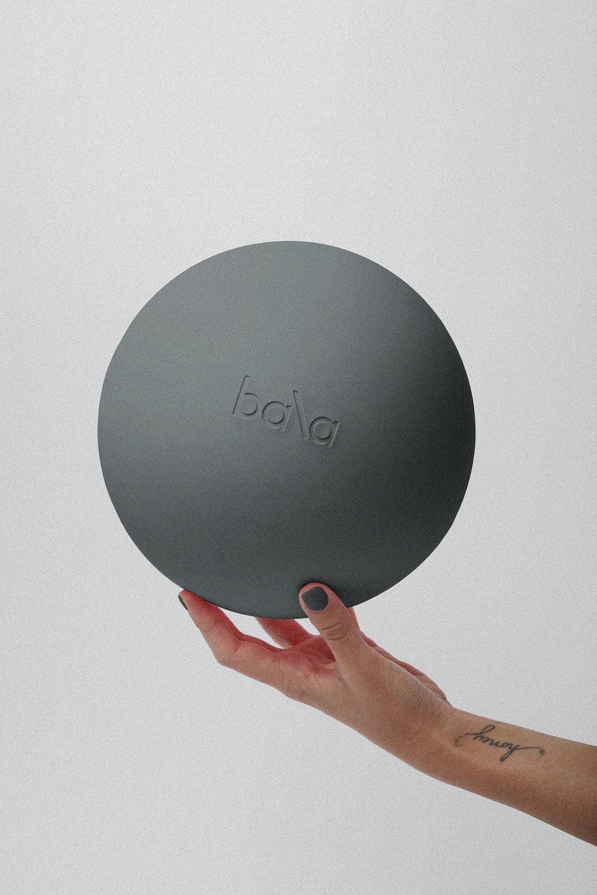 Bala Pilates Ball - Non-Weighted - Charcoal/Grijs - Aanzicht