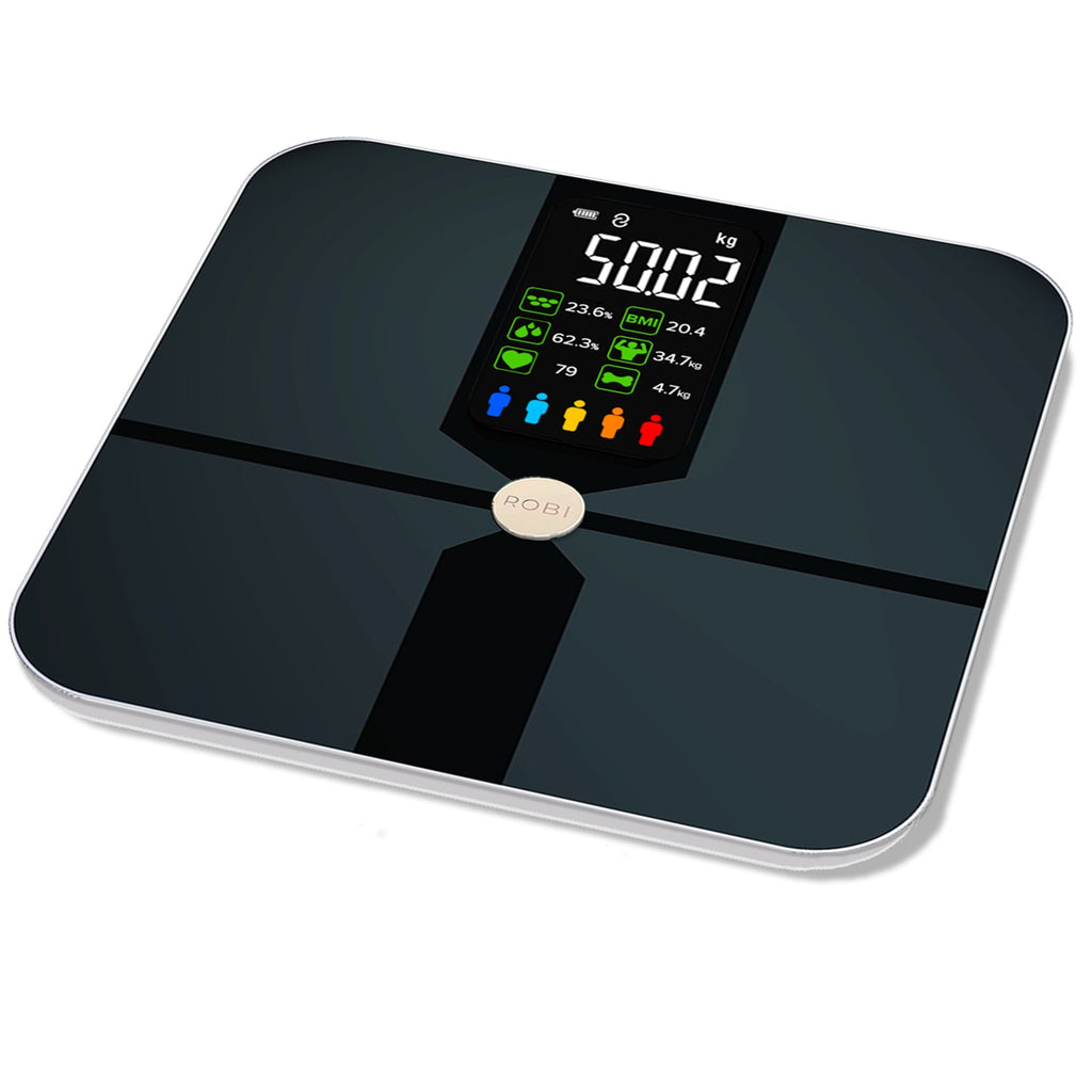 Robi S9 Smart Body Analyzer - Digitale Weegschaal - Aanzicht