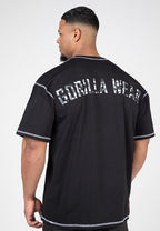 Gorilla Wear Saginaw Oversized T-shirt - Zwart - Aanzicht