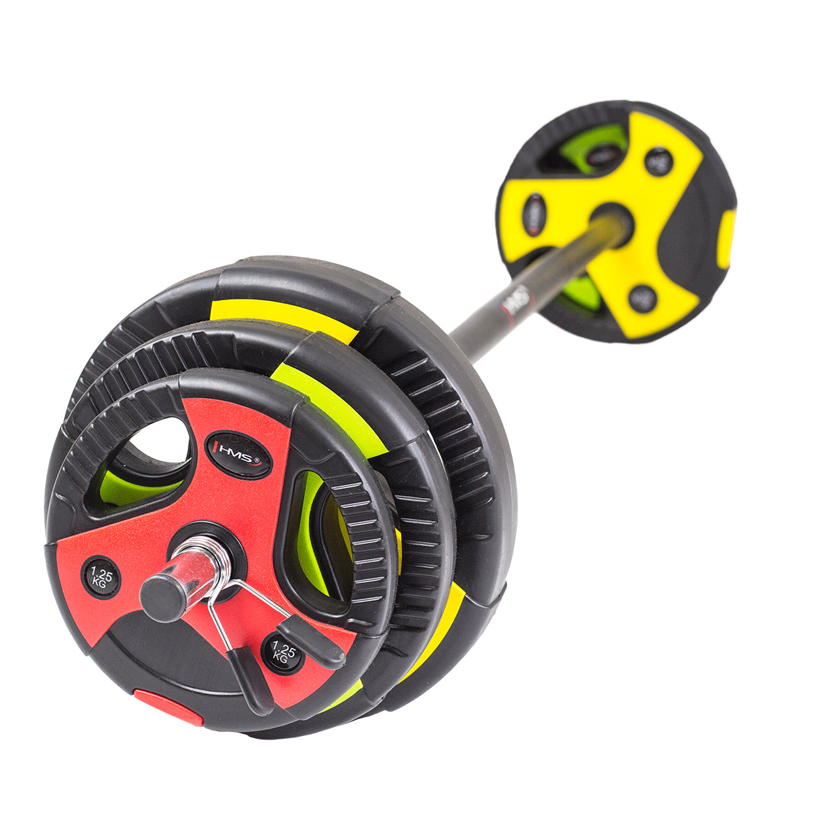 HMS Premium Aerobic Pump Set met Veerclips - 20 kg - Aanzicht