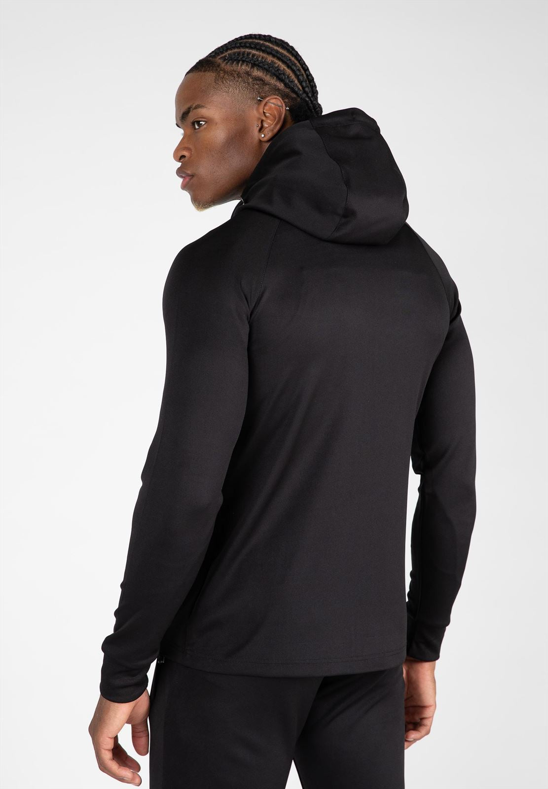 Gorilla Wear Scottsdale Trainingsjas - Zwart - Aanzicht
