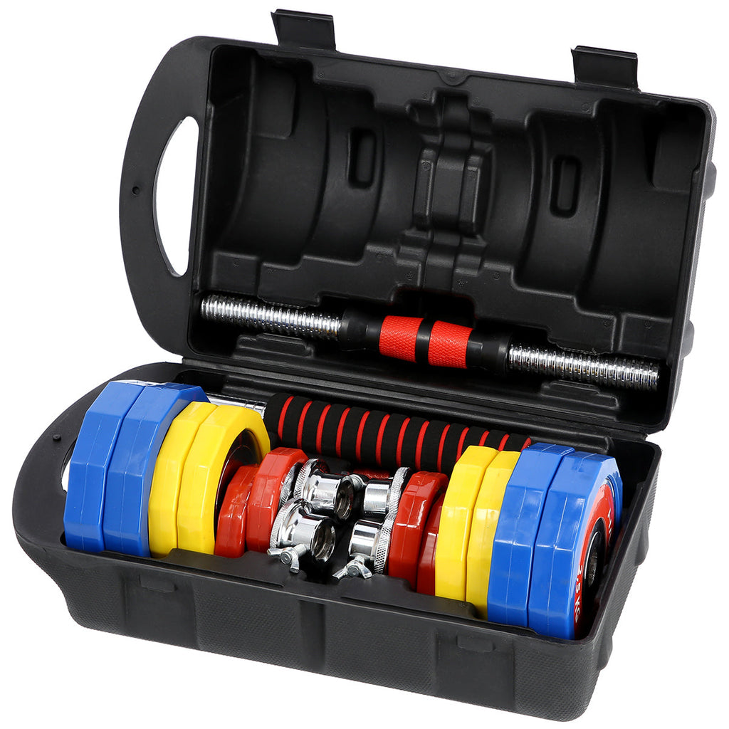 HMS Verstelbare Halter en Dumbbell Set - Multi - 21 kg - Aanzicht