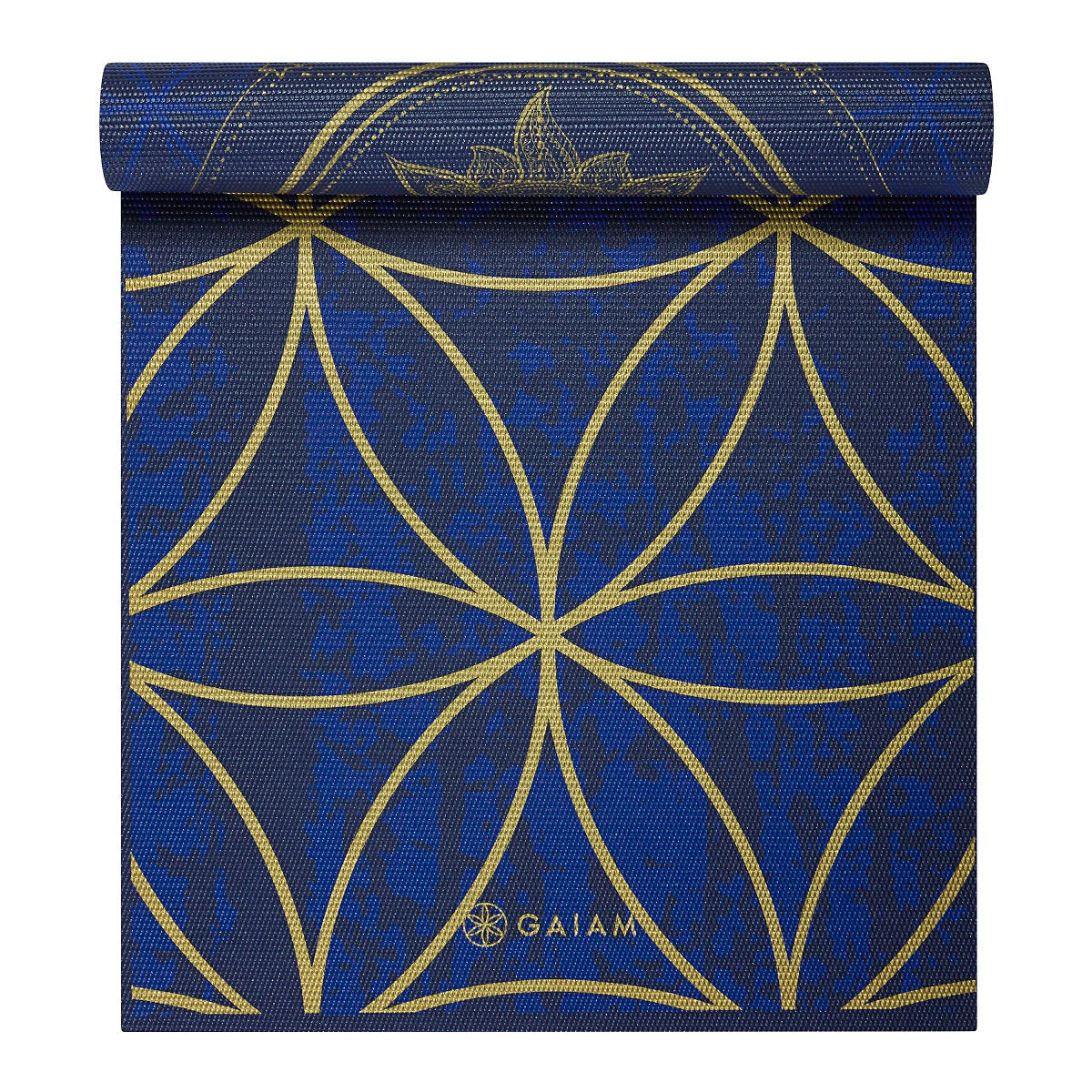 Gaiam Reversible Yogamat - 6 mm - Metallic Sun & Moon - Aanzicht