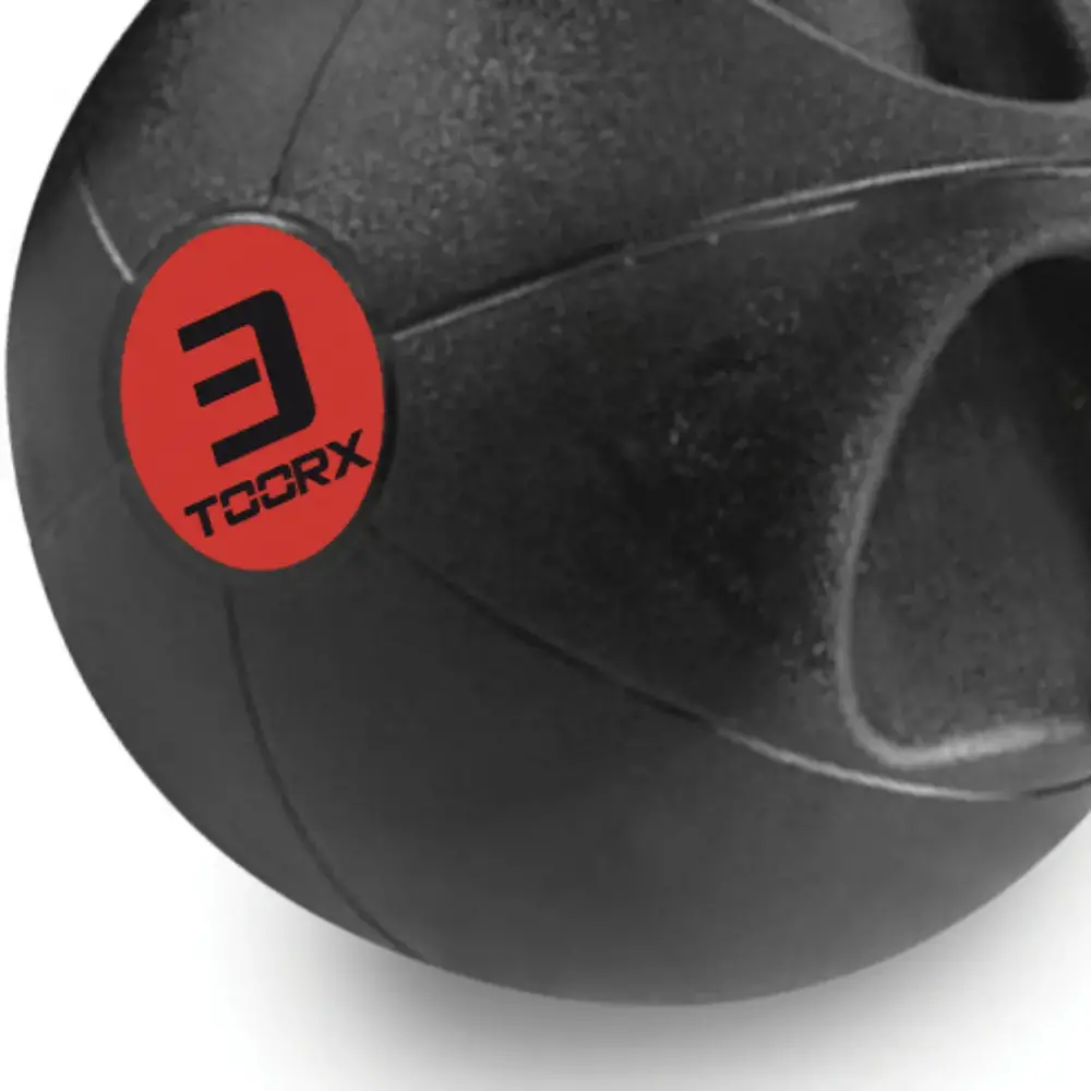 Toorx Fitness Medicijnbal met Handvat - 6 kg - Aanzicht