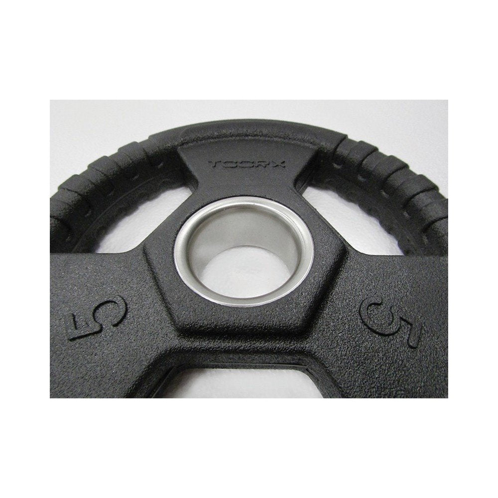 Toorx Fitness Rubber Olympische Halterschijf 50 mm - 1,25 kg - Per stuk - Aanzicht