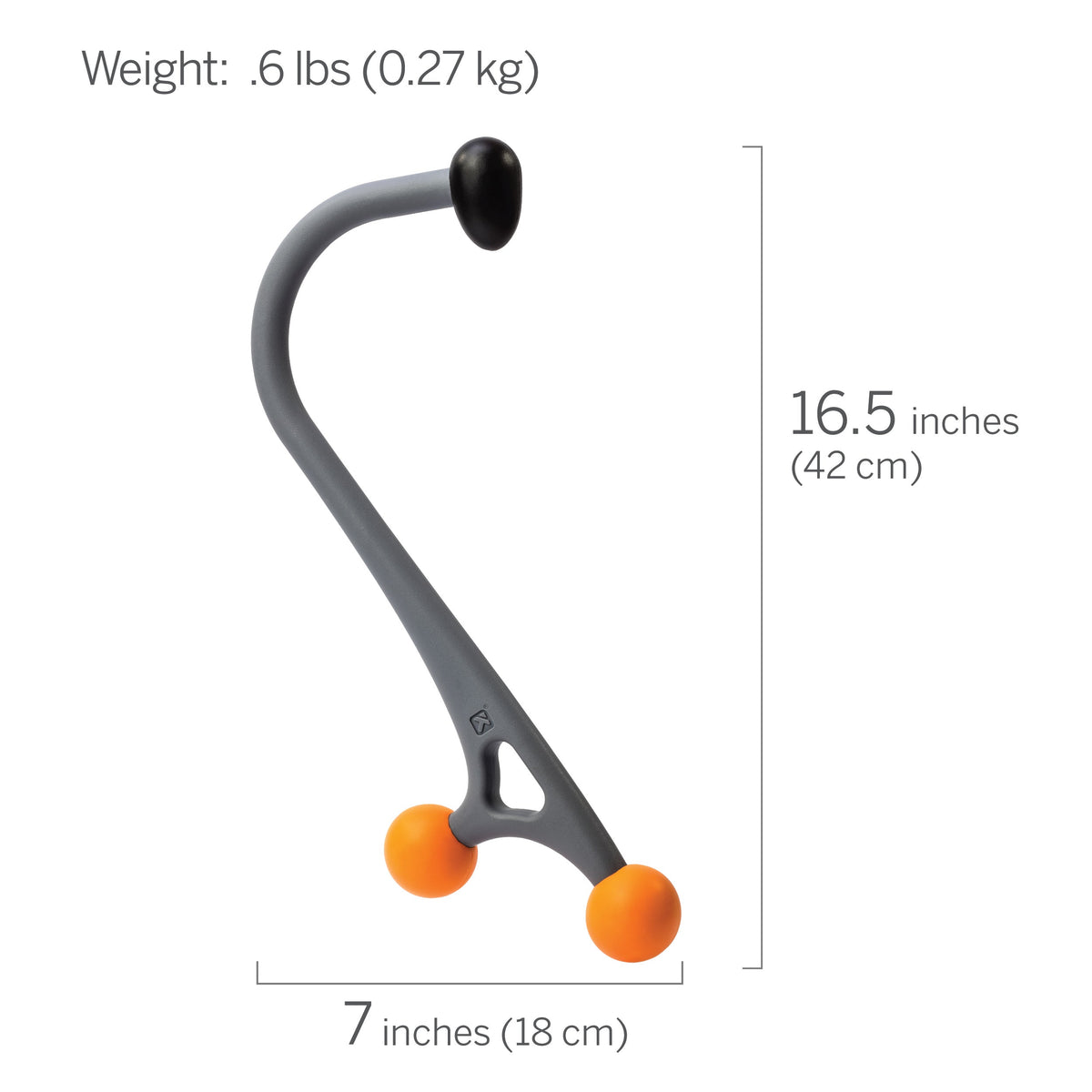 Triggerpoint AcuCurve Cane - Massage Stick - Aanzicht