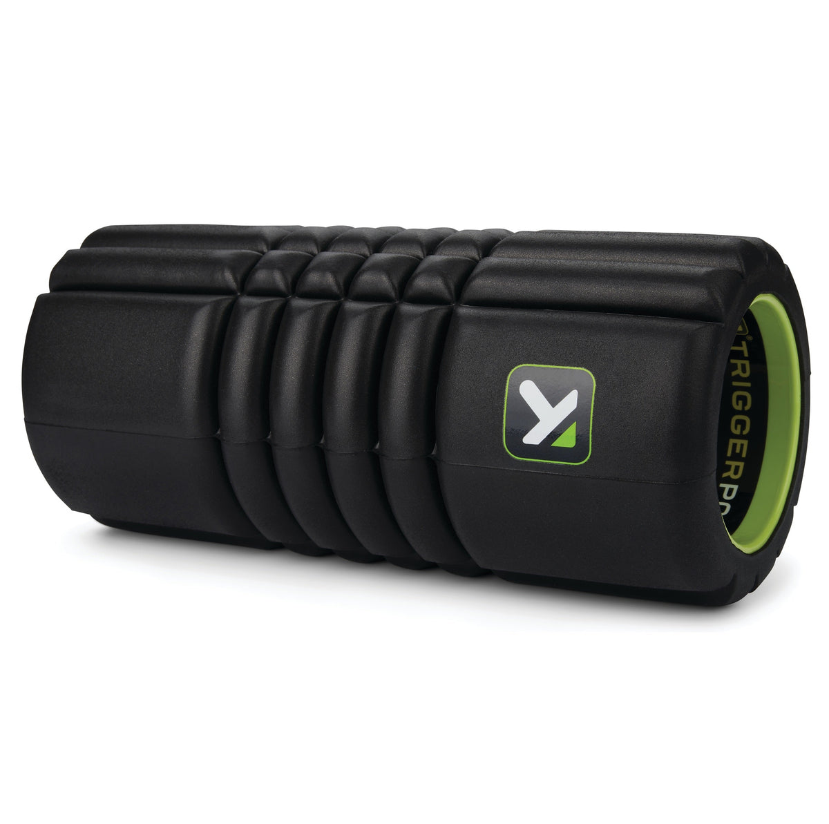 Triggerpoint Foam Roller Grid Travel - Zwart/Lime - Aanzicht