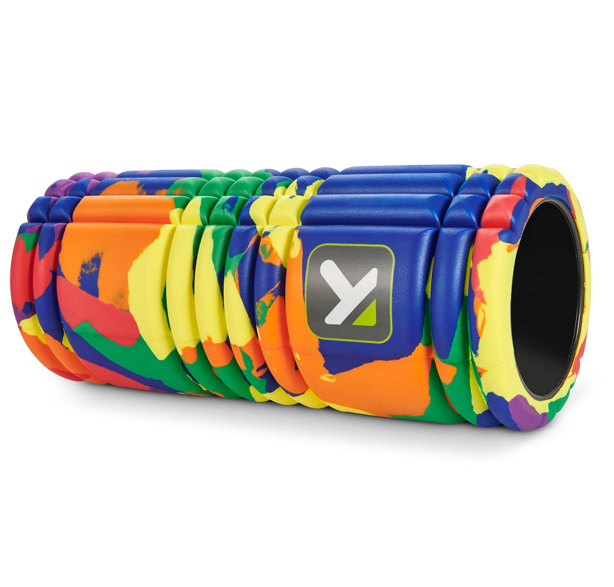 Triggerpoint Foam Roller The Grid 1.0 - Regenboog - Aanzicht