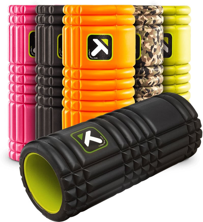 Triggerpoint The Grid Foam Roller - Zwart - Aanzicht