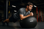 VirtuFit Anti-Burst Fitnessbal Pro - Gymbal - Swiss Ball - met Pomp - Zwart - 55 cm - Aanzicht