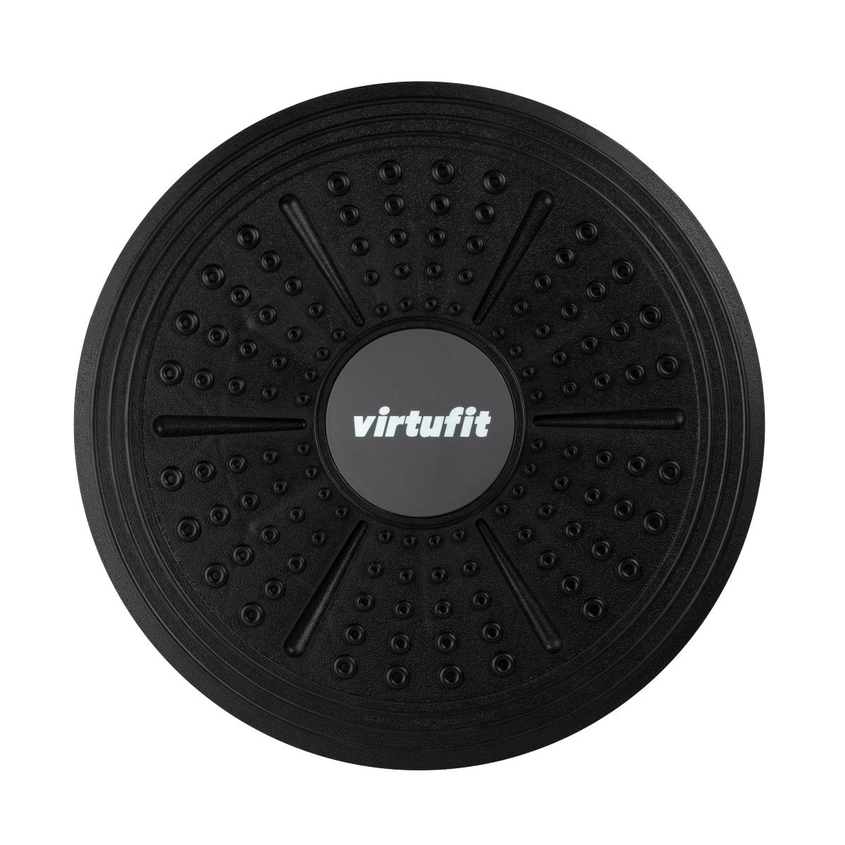 VirtuFit Verstelbaar Balansbord - Balance Board - Balanstrainer - Zwart - Aanzicht