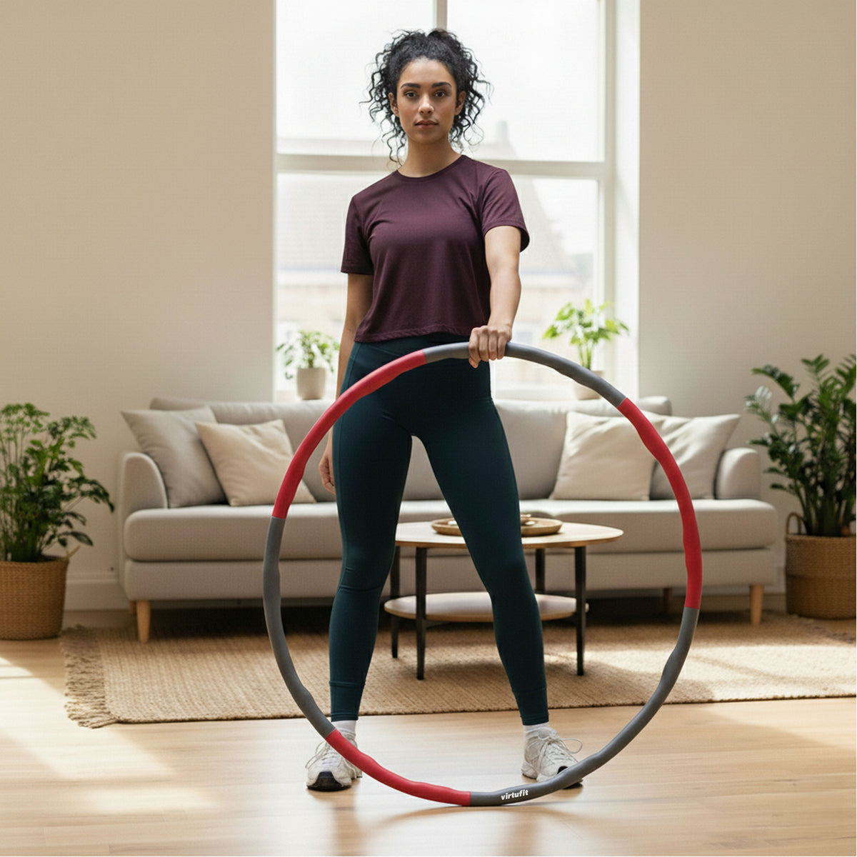 VirtuFit Fitness Hoelahoep - Hoepel - 100 cm - 1,8 kg - Aanzicht
